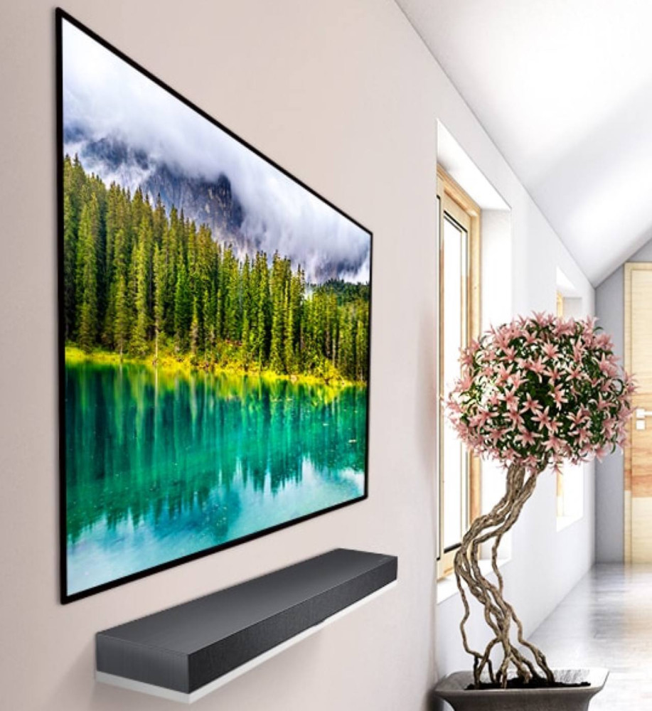 LG WX 65 inch with Wallpaper Design 4K Smart OLED TV OLED65WXPVA