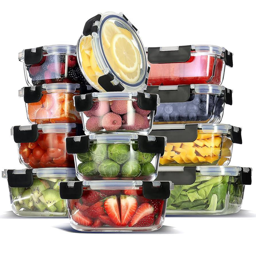 Magic Mill 24-piece glass storage set