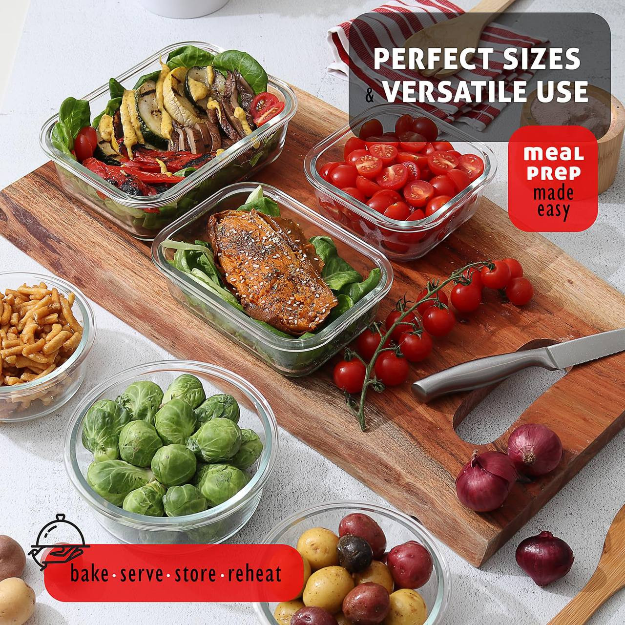 Magic Mill 24-piece glass storage set