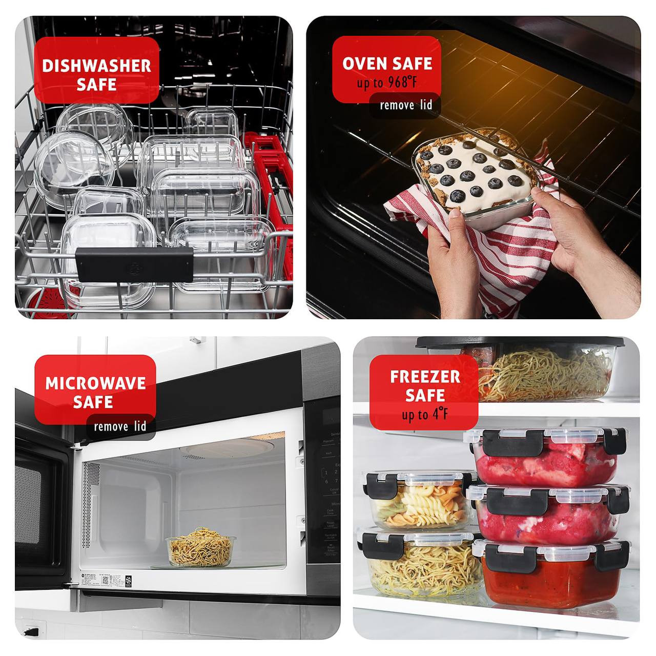 Magic Mill 24-piece glass storage set