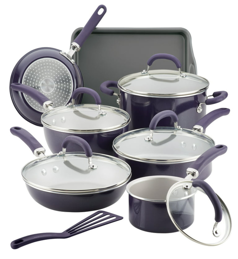 Member's Mark 11-Piece Modern Ceramic Cookware Set (Assorted Colors) -  Kitchen And Beyond