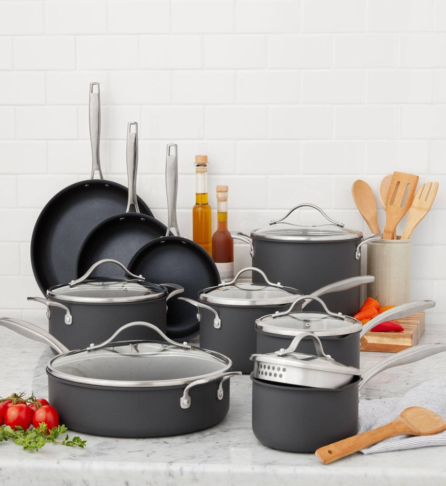 Member's Mark 15-Piece Hard Anodized professional Cookware Set