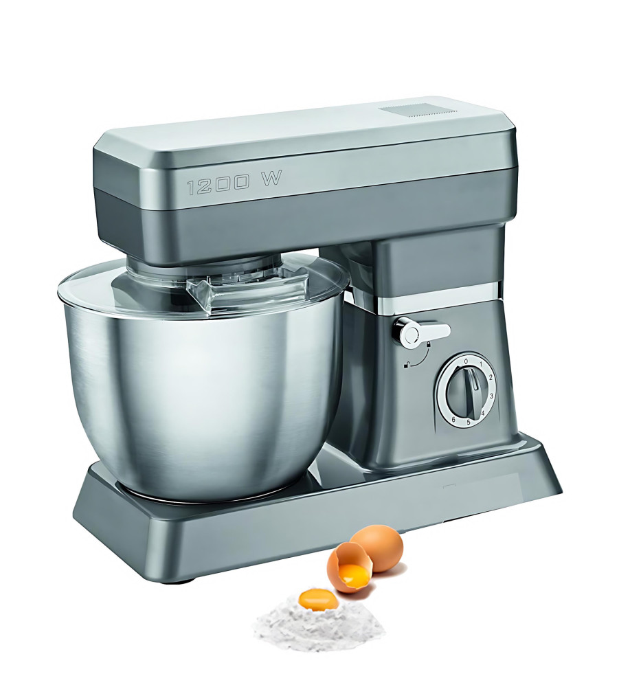 Clatronic KM 3630 Hand Mixer|Kneader, 6.3 L, 8 Speeds, 1200 W