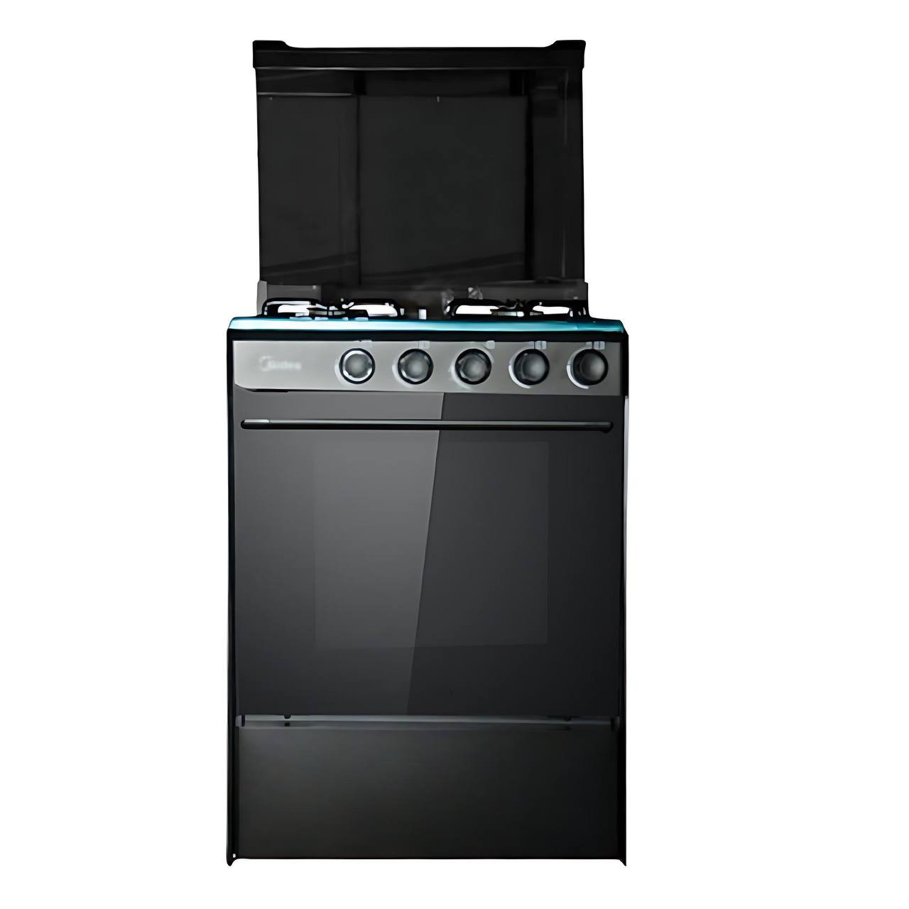 Midea 60×55cm 4 Burner Gas Cooker M-SNIPER60-BLACK