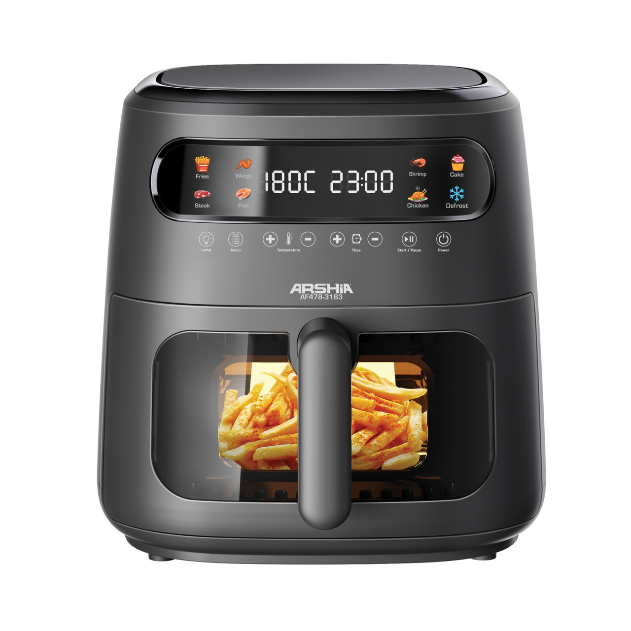 Arshia Multifunctional Air Fryer 8L Black
