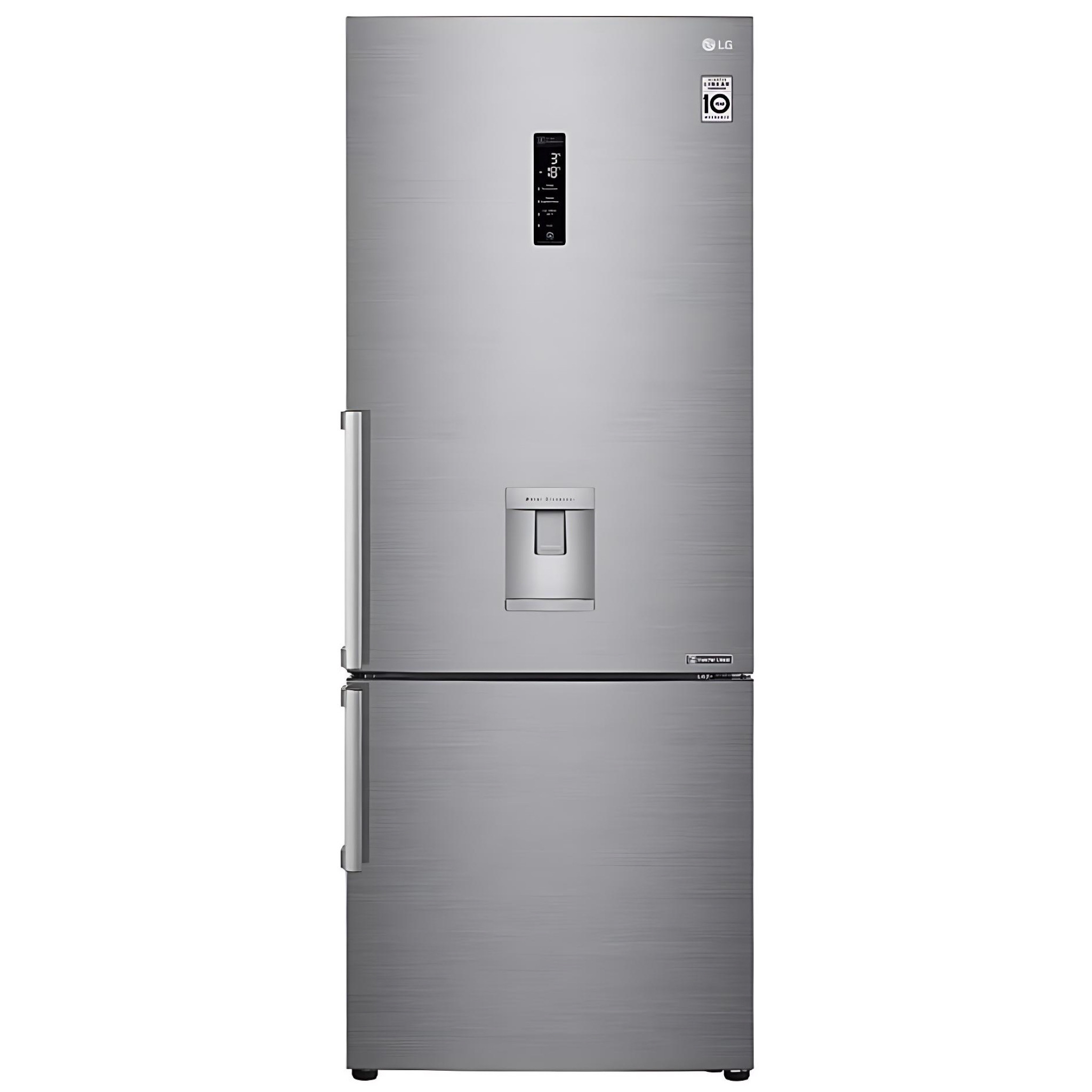 LG 446 Liters Fridge with Water Dispenser | In-Built Water Tank, Eco LED Interior Light, LED Display Controller – Hygiene Fresh+ refrigerator, Multi Air Flow |  GC-F689BLCM