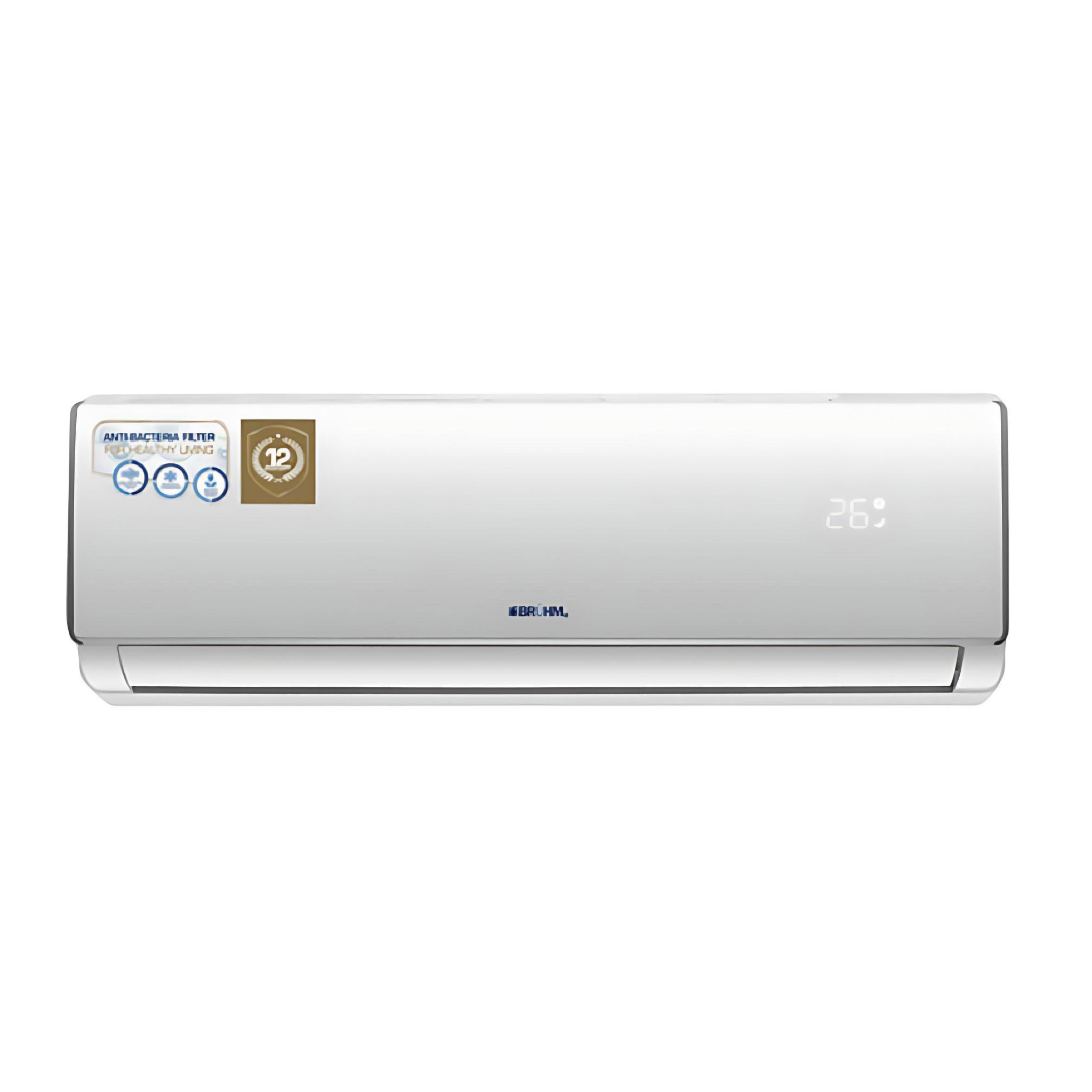 BRUHM 2.0HP SPLIT R410 AC BAS-18RCEW- R410 | NON INVERTER  AIR CONDITION