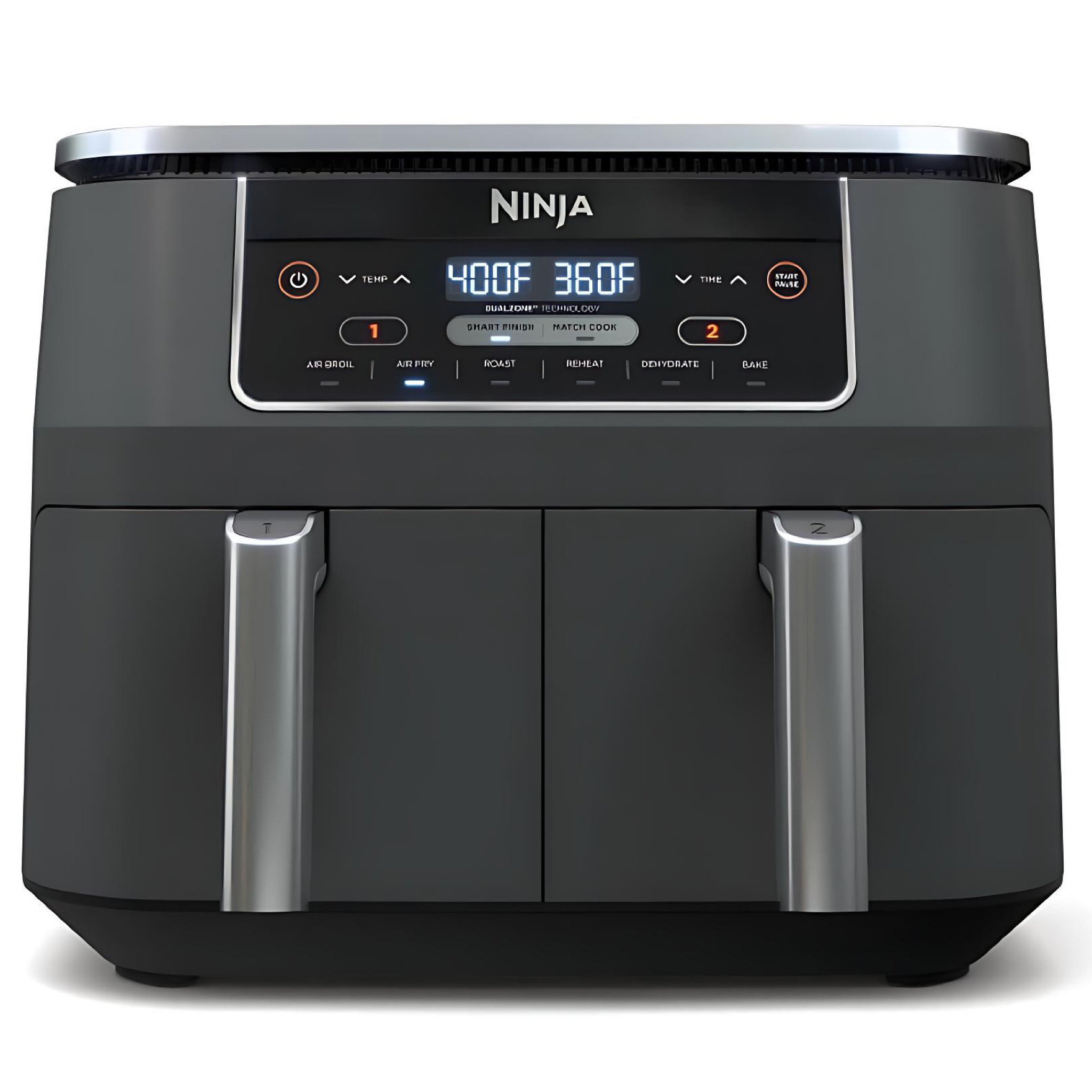 Ninja Foodi MAX Dual Zone 9.5L Air Fryer with Smart Cook System AF451UK