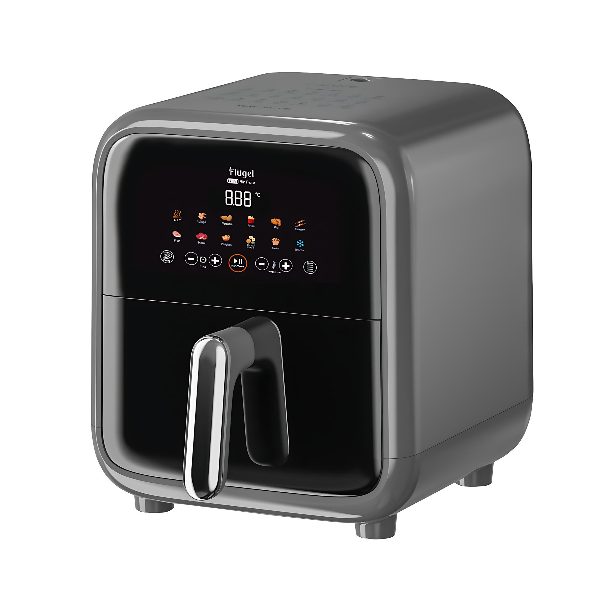 Flugel 7.5L Air Fryer | Precise - Timer Control, User-Friendly Design, Versatile Cooking Options