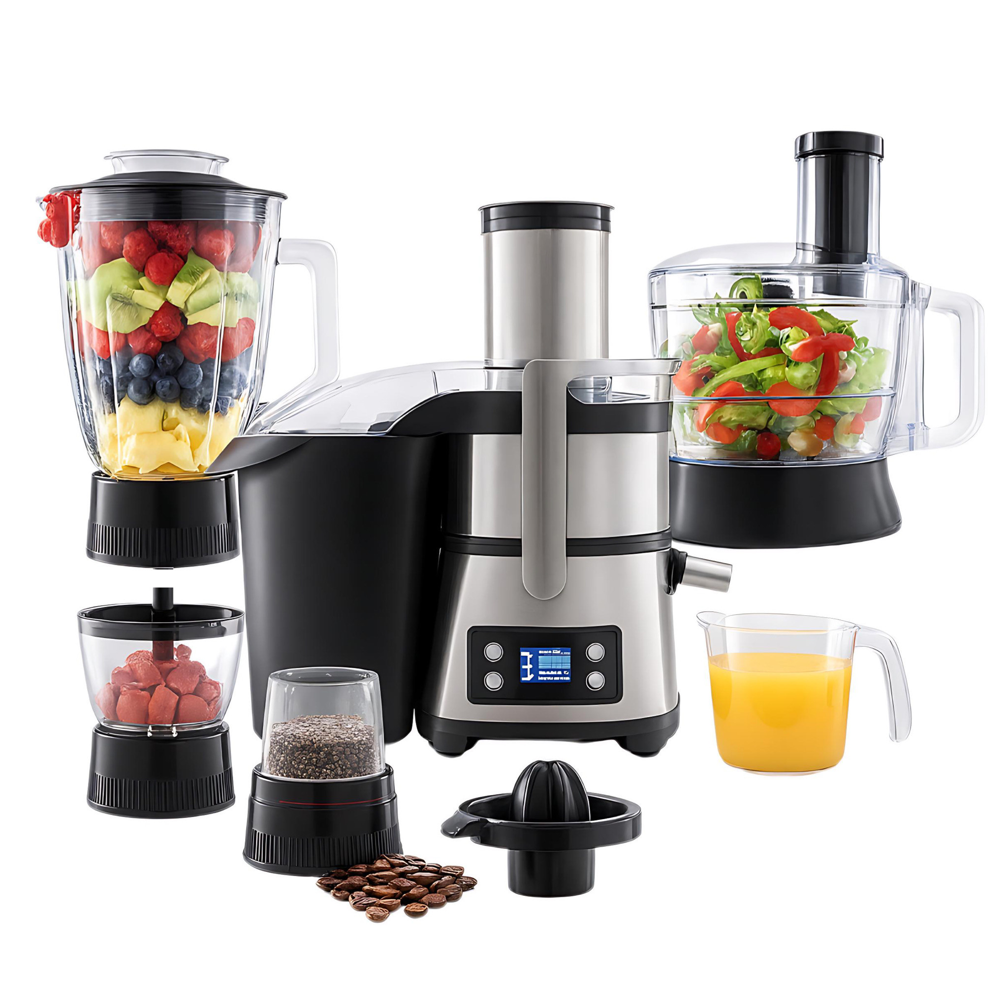 Arshia Premium 6 In 1 Juicer Extractor and blender set - JE786-2088