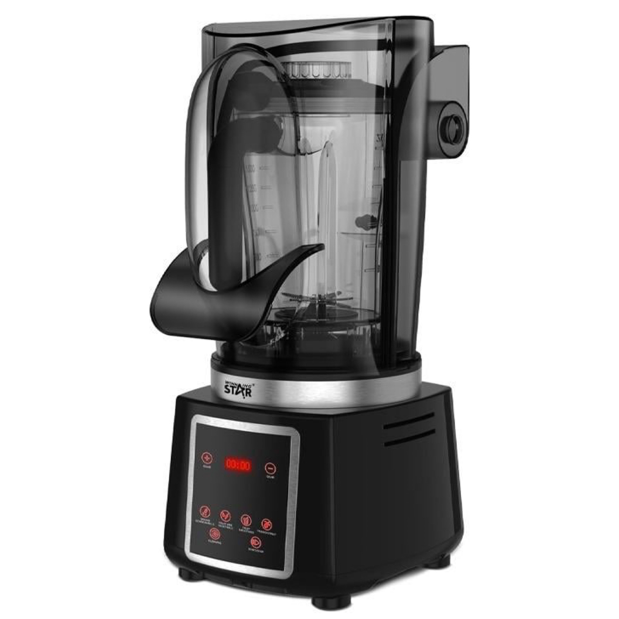 Winning Star Blender, 2L Capacity, Soundproof, Non-Slip Base, Sharp Steel Blades, Black, 800W, ST-5905